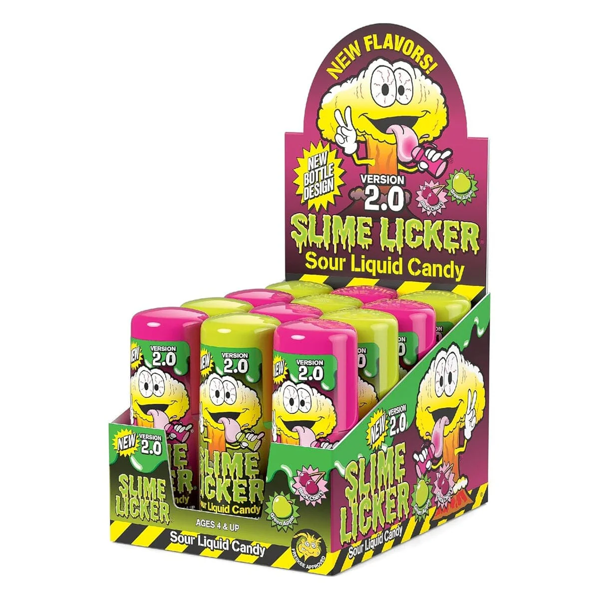 Toxic Waste: Slime Licker 2.0 Version - Green Apple & Black Cherry Roller (Ships Assorted) - Image 4