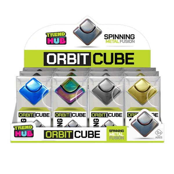 Trend Hub Orbit Cube Spinning Metal Fusion Fidget Toy (Color Ships Assorted) - Image 9