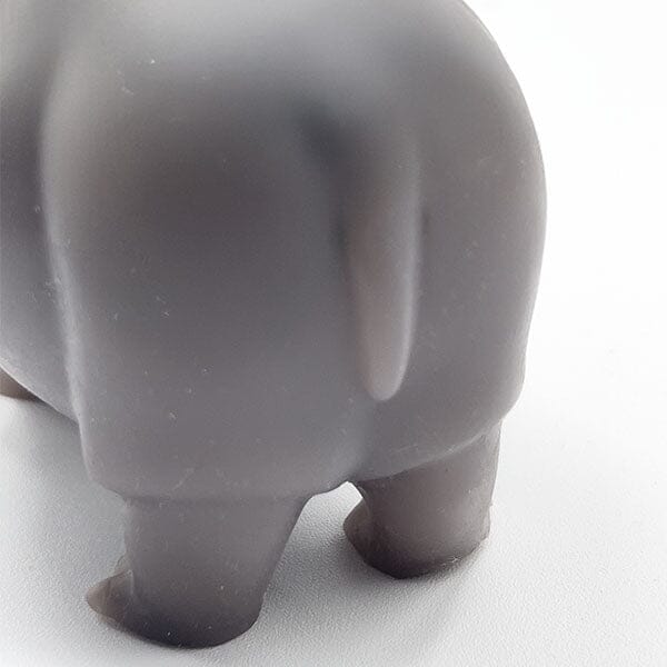 TrueHeart Treasures Silicone Reborn Animals: Mini Hippo Newborn Baby (Includes Bed & Bottle) - Image 13
