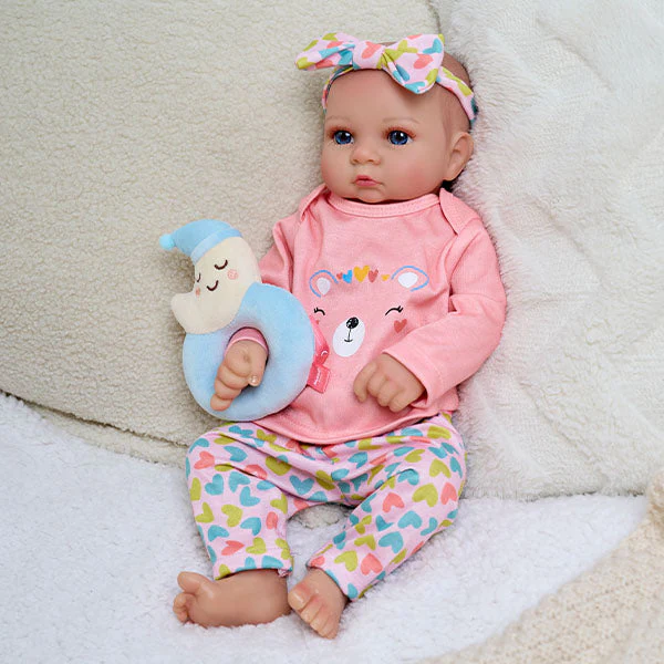 TrueHeart Treasures Dream Weavers Series 2 Weighted Reborn Lifelike Baby Dolls 3kg (6.61 lb) Baby Sabrina - Image 2