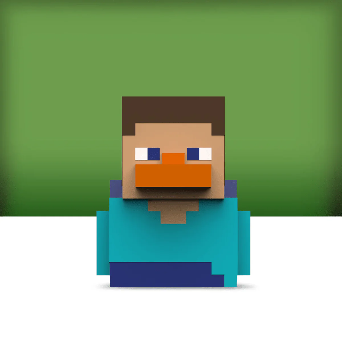TUBBZ: Minecraft - Steve Rubber Duck Figure (Mini Edition) - Image 3