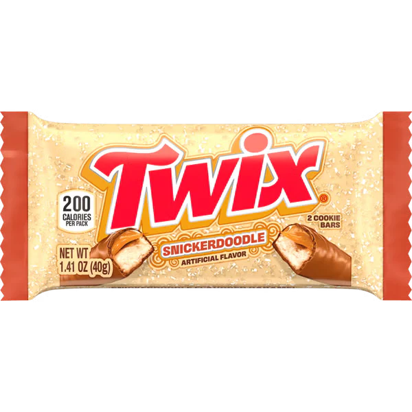 TWIX Snickerdoodle Cookie Chocolate Candy Bars, 1.4 Oz Pack