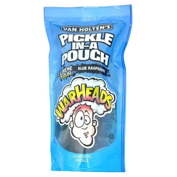Van Holten's x Warheads Extreme Sour Blue Raspberry Jumbo Pouched Pickle - Image 2
