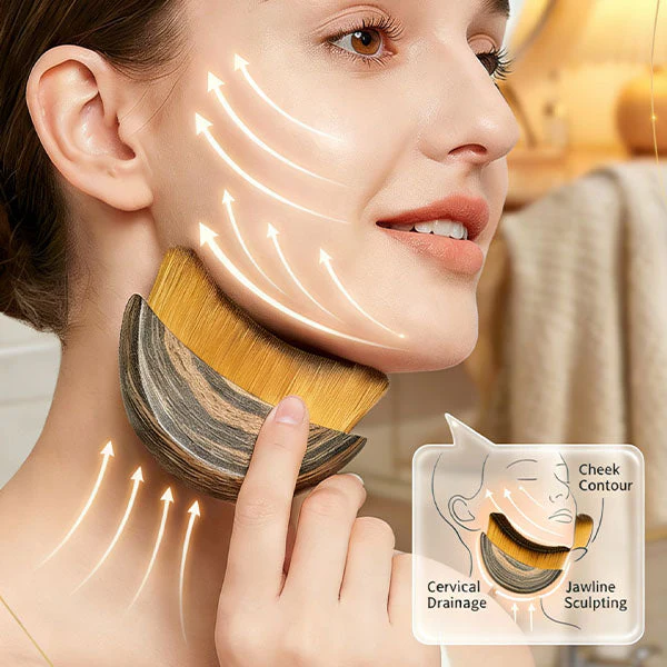 WOW Lymphatic Contour Face Brush For De-Puffed & Radiant Skin - Image 3