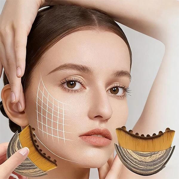 WOW Lymphatic Contour Face Brush For De-Puffed & Radiant Skin - Image 5