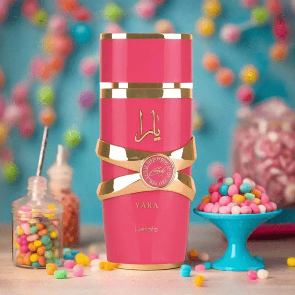 Yara by Lattafa Perfumes Candy Fragrance Spray (100mL) - Image 2